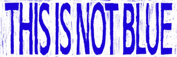 Постер: Это не синий